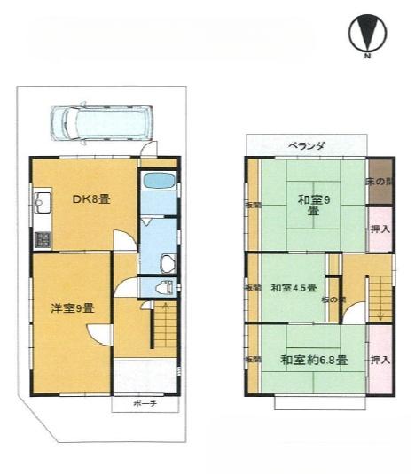 京都市伏見区向島二ノ丸町の中古一戸建て