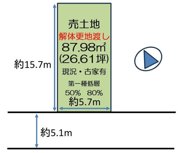 京都市西京区大原野上里南ノ町の売土地