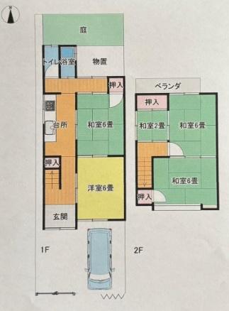 京都市伏見区深草大亀谷金森出雲町の中古一戸建て
