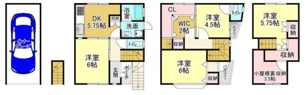 京都市山科区川田御出町の中古一戸建て