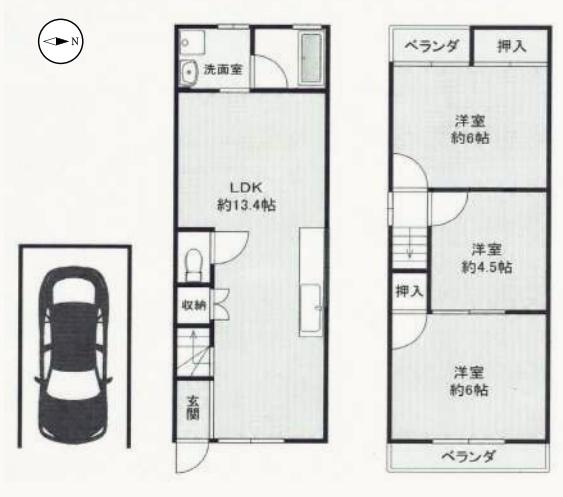 京都市右京区太秦安井東裏町の中古一戸建て