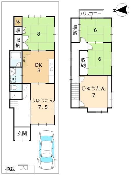 宇治市伊勢田町遊田の中古一戸建て