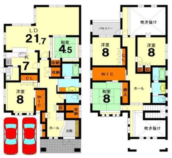 京都市西京区御陵峰ケ堂町１丁目の中古一戸建