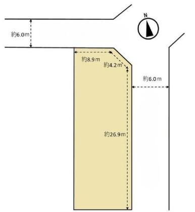 京都市左京区上高野石田町の土地