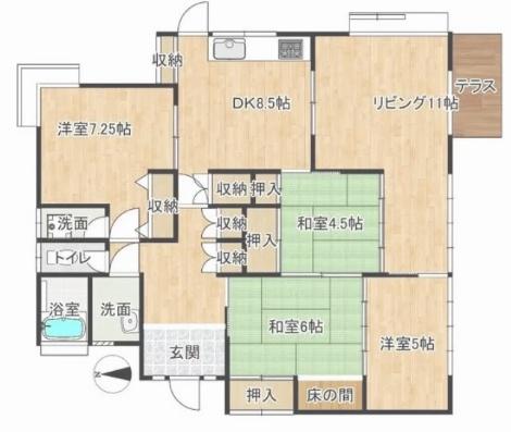 大津市花園町の中古一戸建
