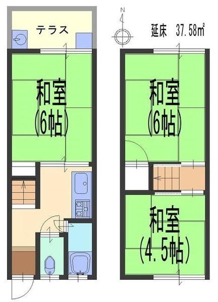 京都市伏見区石田大山町の中古テラスハウス