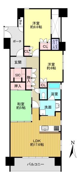 四条烏丸クロスマーク