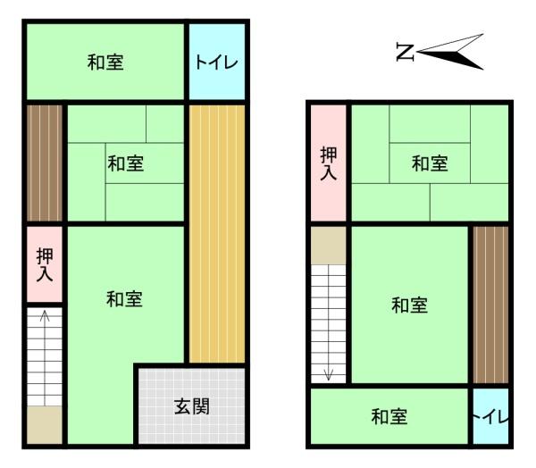 京都市中京区西ノ京勧学院町の中古一戸建