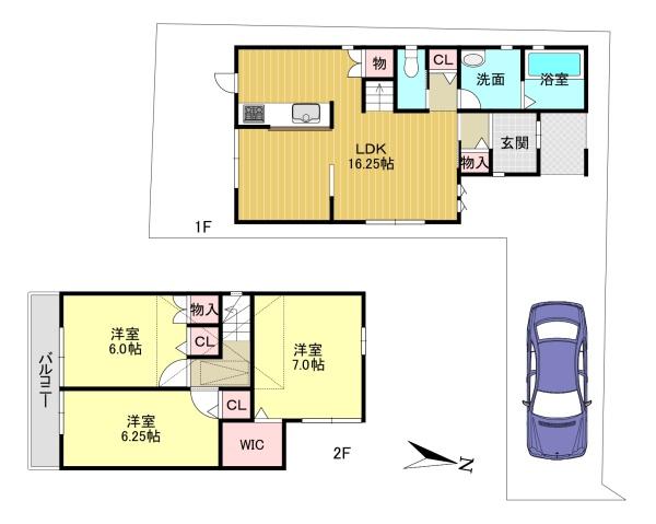 京都市北区大宮北箱ノ井町の中古一戸建