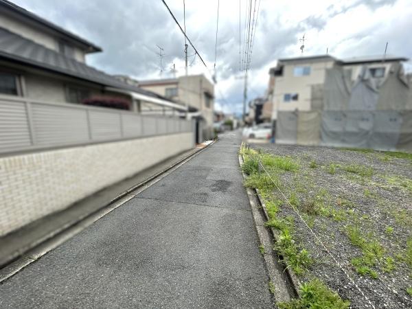 京都市北区紫竹上竹殿町の土地