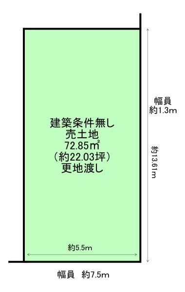 京都市上京区大宮通鞍馬口上る若宮竪町の土地