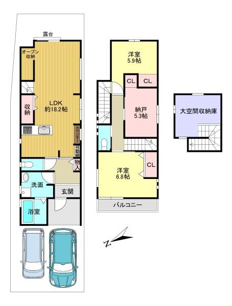 北区衣笠北天神森町