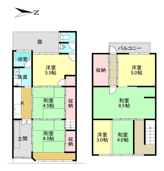京都市上京区御前通西裏上の下立売下る西入行衛町の中古一戸建て