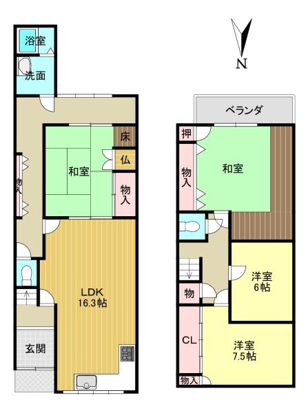 京都市東山区今熊野南日吉町の中古一戸建て