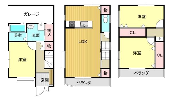 京都市右京区西院西高田町の中古一戸建て