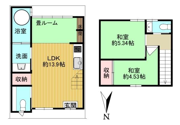 京都市上京区千本通二条下る東入主税町の中古一戸建て