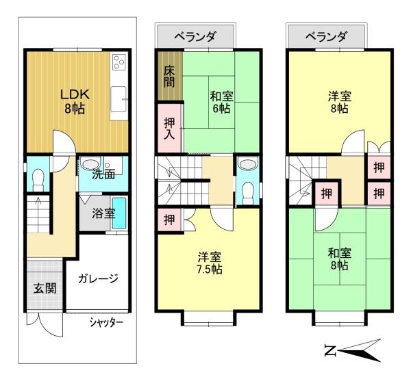上京区北新在家町Ａ