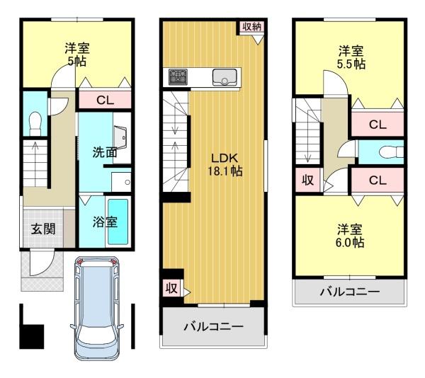 上京区寺今町　Ａ号棟