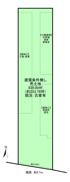 京都市南区上鳥羽堀子町の土地