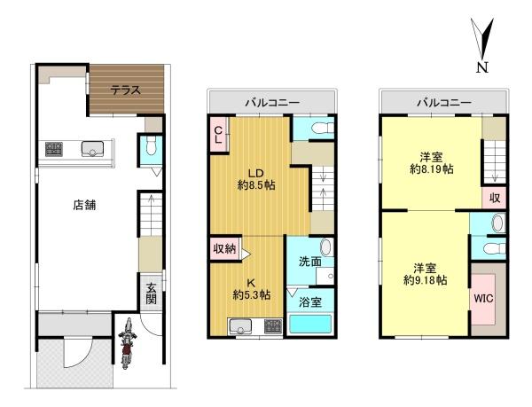 上京区西出水町