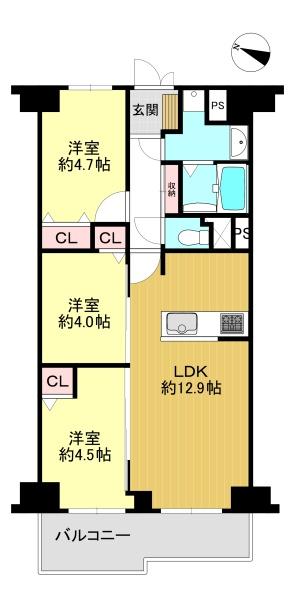 洛南ハイライフ西棟