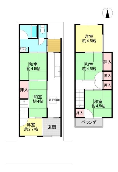 京都市上京区七番町の中古一戸建て