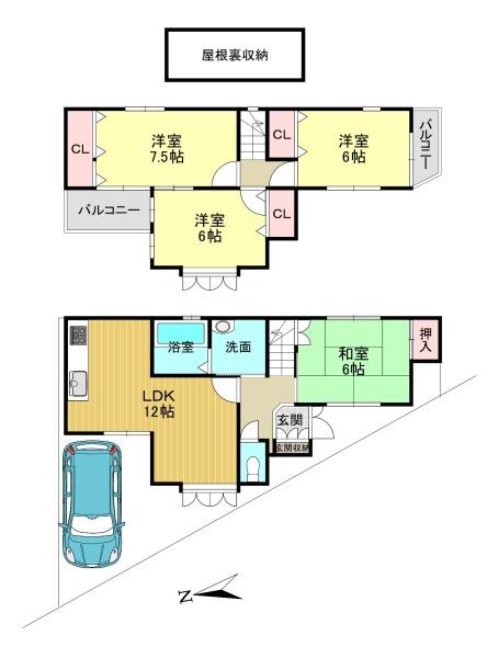 京都市上京区五辻通七本松西入東柳町の中古一戸建