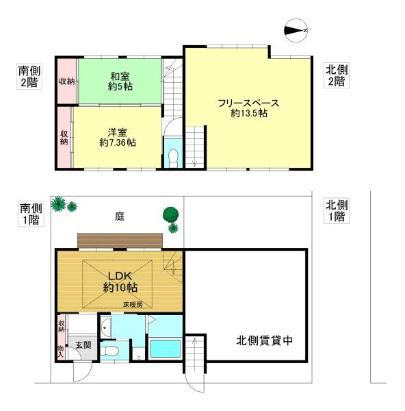 京都市上京区御前通西裏上の下立売上る北町の中古一戸建て