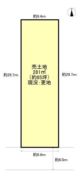 京都市左京区上高野仲町の土地