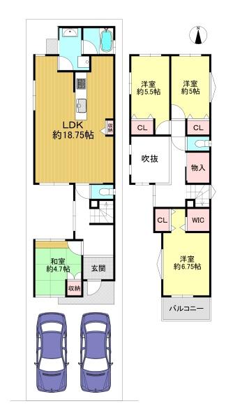 京都市左京区一乗寺中ノ田町の中古一戸建て