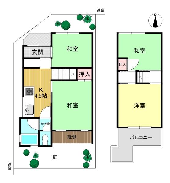 京都市東山区福稲柿本町の中古一戸建て