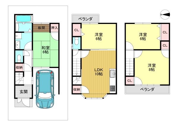 京都市東山区福稲高原町の中古一戸建て