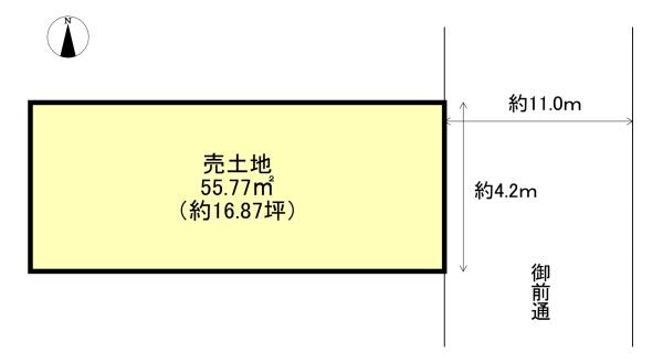 京都市下京区西七条石井町の土地