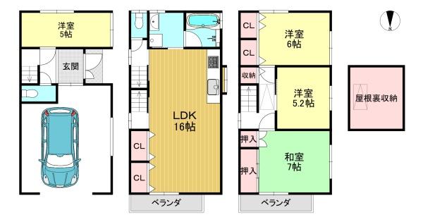 京都市上京区田村備前町の中古一戸建て