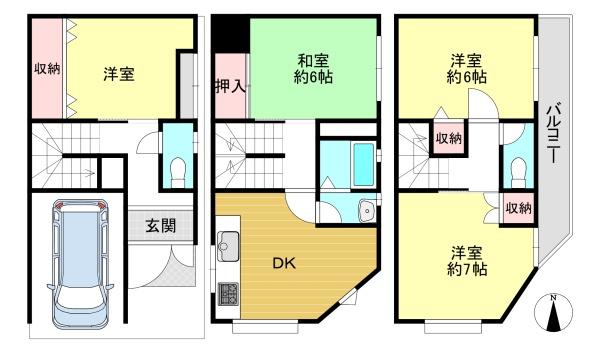 京都市右京区西院三蔵町の中古一戸建て