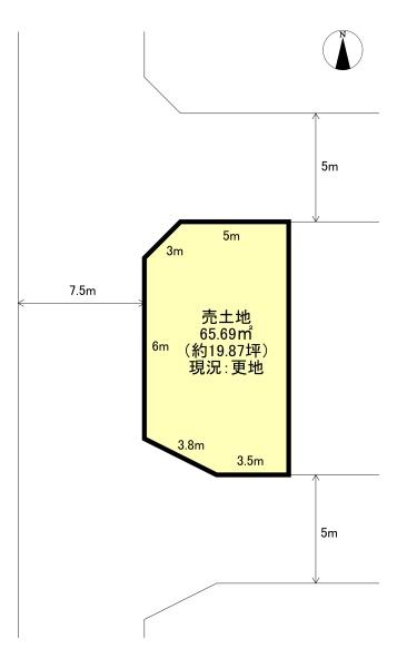 京都市北区紫野西蓮台野町の土地