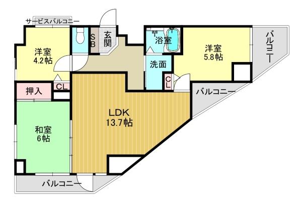 コスモ紫野