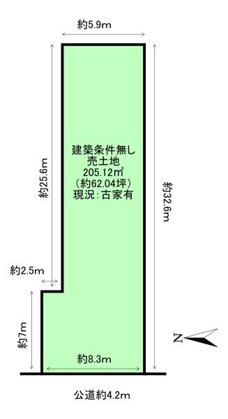京都市上京区黒門通下長者町下る吉野町の売土地
