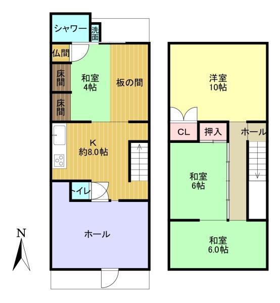 京都市上京区五辻通七本松西入２丁目西柳町の中古一戸建
