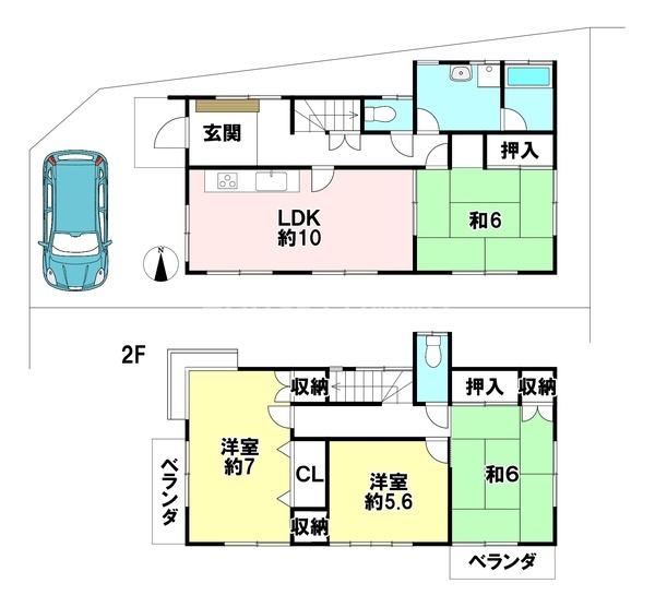 富里市立沢新田の中古一戸建