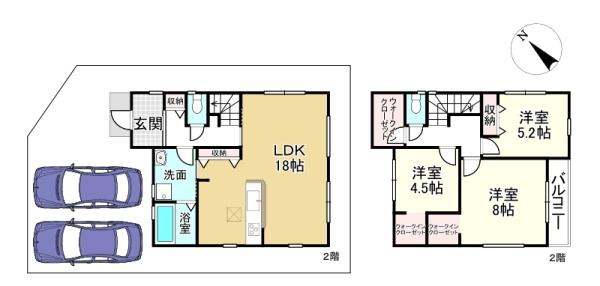 草津市西矢倉3丁目の新築一戸建