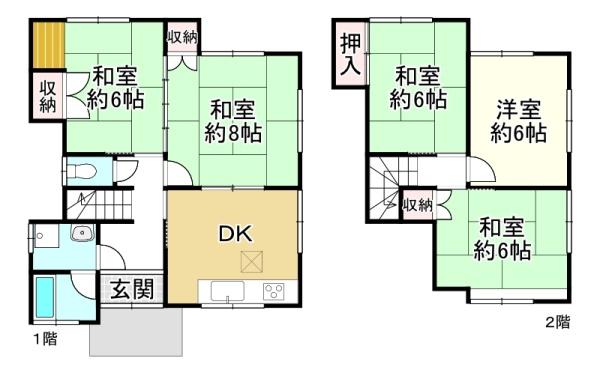 草津市新浜町の中古一戸建