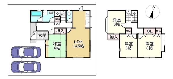 草津市笠山３丁目の中古一戸建て