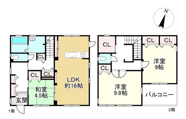 草津市追分南７丁目の中古一戸建て