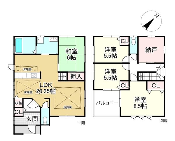 栗東市小平井3丁目の中古一戸建