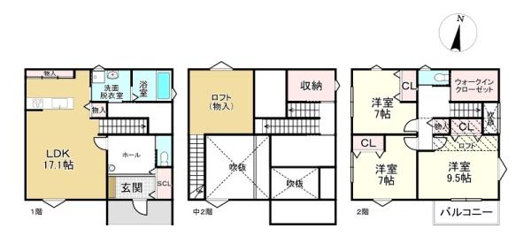 守山市吉身６丁目の中古一戸建て