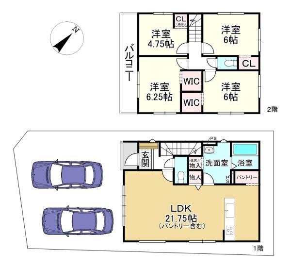 草津市川原３丁目の新築一戸建