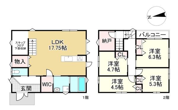 栗東市下戸山の中古一戸建