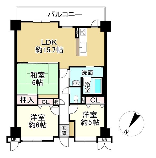 メゾンドール瀬田・公園都市Ⅱ番館