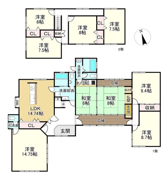 栗東市伊勢落の中古一戸建